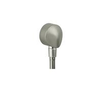 hansgrohe 27458823 - Codo de pared con válvula de retención, níquel cepillado, 5
