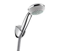 hansgrohe Crometta 85 Kit de soporte de ducha Vario con manguera de ducha de 125 cm, cromada, 27558000