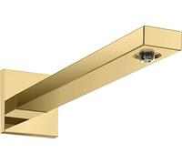 brazo de la ducha de mano Karree 389 mm, 27694990, Color: Óptica Oro Pulido