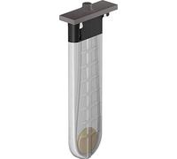 hansgrohe 28010340 - Caja de manguera (sBox) Juego completo cuadrado cromado negro cepillado, Fertigset eckig