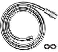 Hansgrohe 28249000 Isiflex Flexo de Ducha 125 cm con Control de caudal, Cromo, 1,25m