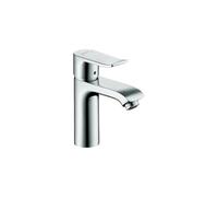 Hansgrohe 31204001 Metris 110 - Grifo de flujo bajo de un solo agujero sin pop-up, cromado Hansgrohe
