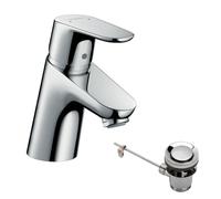 Hansgrohe 31730000 Focus grifo de lavabo, 70mm, cromo