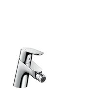Hansgrohe 31922000 Focus grifo monomando de bidé, con vaciador Push-Open, cromo