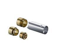 Hansgrohe 31971000 set de prolongación para grifería de 2 agujeros empotrada, recambio