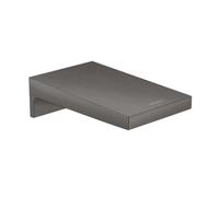 hansgrohe Metropol bath spout wall mounting, projection 185mm, 32543340, Color: Cromo negro cepillado