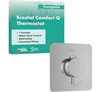 Termostato empotrado hansgrohe Ecostat Comfort Q para 1 consumidor, 33712000, Color: cromado