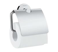 Portarrollos universal Logis de hansgrohe, con tapa, cromado, 41723000