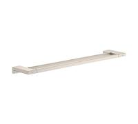 hansgrohe 41743820 AddStoris - Toallero de Doble níquel Cepillado GPM