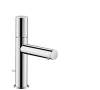 hansgrohe AXOR Uno mezclador monomando de lavabo 110 con tirador y desagüe automático, proyección 123mm, 45001000, Color: cromado