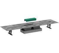 hansgrohe 56020180 uBox - Juego completo de instalación plana universal para canaletas de ducha