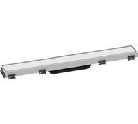 hansgrohe RainDrain Match set canal de ducha 600mm con marco ajustable en altura, 56036700, Color: blanco mate