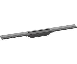 Hansgrohe 56043340 Juego Completo de Canal de Ducha, Cromo Negro Cepillado, 70 cm