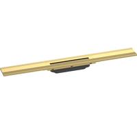 hansgrohe 56050990 RainDrain Flex Fertigset Duschrinne 700 kürzbar zur Wandmontage Optic - Canal de ducha, aspecto dorado pulido, 70 cm