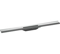 hansgrohe RainDrain Flex set completo canal de ducha 800mm curable para montaje en pared, 56051000, Color: cromado