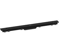 Juego prefabricado hansgrohe RainDrain Match Plus canal de ducha 800, marco regulable en altura, 56215670, Color: negro mate