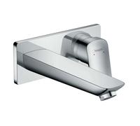 Hansgrohe 71220000 Logis grifo de lavabo empotrado, caño 195mm, cromo
