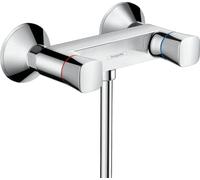 hansgrohe Logis Mezclador bimando para ducha, montaje en superficie, 1 consumidor, cromo, 71263000