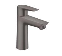 hansgrohe 71713340 Mezclador de Lavabo de una Sola Palanca, Cromo Negro Cepillado, ComfortZone 110mm