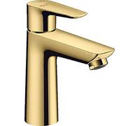 hansgrohe Talis E mezclador monomando de lavabo 110 CoolStart, residuos emergentes, proyección de 112 mm, Color: Ãptica Oro Pulido - 71713990