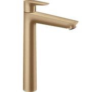 hansgrohe Talis E mezclador monomando de lavabo 240, sin residuos emergentes, proyección de 183mm, 71717140, Color: bronce cepillado