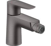 hansgrohe Talis E mezclador monomando de bidé, residuos pop-up, Color: Negro Cepillado - 71720340