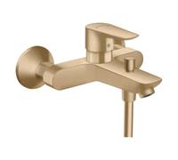 hansgrohe Talis E mezclador monomando de superficie para baño, profundidad de garganta 194mm, 71740140, Color: bronce cepillado