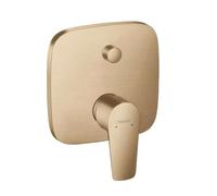 hansgrohe Talis E Mezclador de baño monomando a ras de suelo, 71745140, Color: bronce cepillado