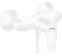 hansgrohe Talis E mezclador monomando de ducha montado en superficie, 71760700, Color: blanco mate
