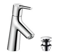 Mezclador monomando Talis S 80 para lavabo hansgrohe Talis S, con juego de desagüe, saliente de 97 mm, 72011000