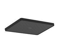 hansgrohe Activera Q - rociador de ducha max. 6 l/min (EcoSmart+), ducha fija (290 x 180 mm), cabezal de ducha lluvia para conexión pared y techo, negro mate, 28739670