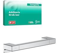 Barra de agarre AddStoris de hansgrohe, 41744000, Color: cromado