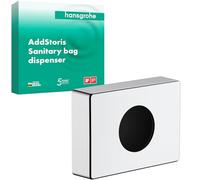hansgrohe AddStoris Dispensador de bolsas higiénicas, cromo, 41773000