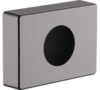 hansgrohe AddStoris Dispensador de bolsas higiénicas, cromo negro cepillado, 41773340