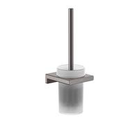 hansgrohe AddStoris Escobillero WC de pared, cromo negro cepillado, 41752340