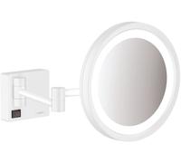 Hansgrohe AddStoris espejo cosmético 21.7x21.7 cm redondo con iluminación blanco 41790700