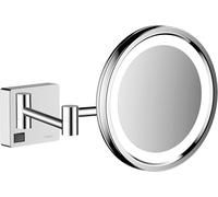 LED-Espejo de afeitar AddStoris de hansgrohe, 41790000, Color: cromado