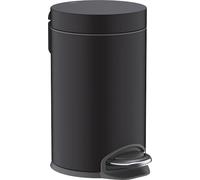 hansgrohe AddStoris Papelera con pedal, negro mate, 41775670