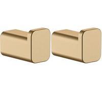 Hansgrohe AddStoris Percha, bronce cepillado, 41742140 (Paquete de 2)