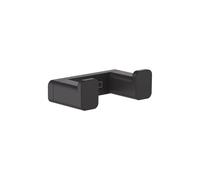 Gancho toallero doble AddStoris de hansgrohe, 41755670, Color: Negro Mate