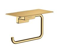 hansgrohe AddStoris Portarrollos con repisa, bronce cepillado, 41772140