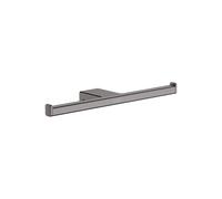 Portarrollos doble hansgrohe AddStoris, 41748340, Color: Negro Cepillado