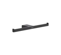hansgrohe AddStoris Portarrollos doble, negro mate, 41748670