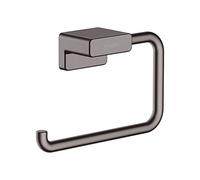 hansgrohe AddStoris Portarrollos sin tapa, cromo negro cepillado, 41771340