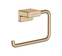 hansgrohe AddStoris Q - Portarrollos de Papel higiénico, portarollos para Montaje en Pared, fijación Oculta, Accesorios de baño, Bronze Cepillado, 41771140