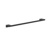 hansgrohe AddStoris Q - Toallero baño, toallero de Pared, fijación Oculta, Accesorios de baño, Negro Mate, 41747670