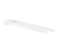 hansgrohe AddStoris Q - Toallero Doble, toallero de baño con Dos Brazos, fijación Oculta, Accesorios de baño, Blanco Mate, 41770700