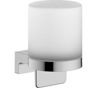 hansgrohe AddStoris S - dispensador jabon baño, dispensador de loción para Montaje en Pared, dosificador de jabón líquido, fijación Oculta, Accesorios de baño, Cromo, 41765000