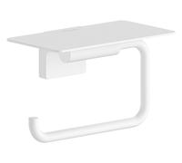 hansgrohe AddStoris S portarrollos de papel con bandeja, 41789700, Color: Blanco mate