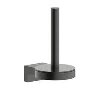 hansgrohe AddStoris S - portarrollos de Repuesto, portarollos de Papel higiénico para Montaje en Pared, fijación Oculta, Accesorios de baño, Cromo Negro Cepillado, 41786340